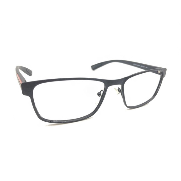 Prada VPS 50G DG0-1O1 Matte Black Red Eyeglasses Frames 55-17 140 Italy Designer - Picture 1 of 12